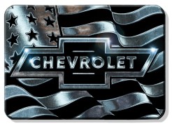 Magnet chevy metal Flag